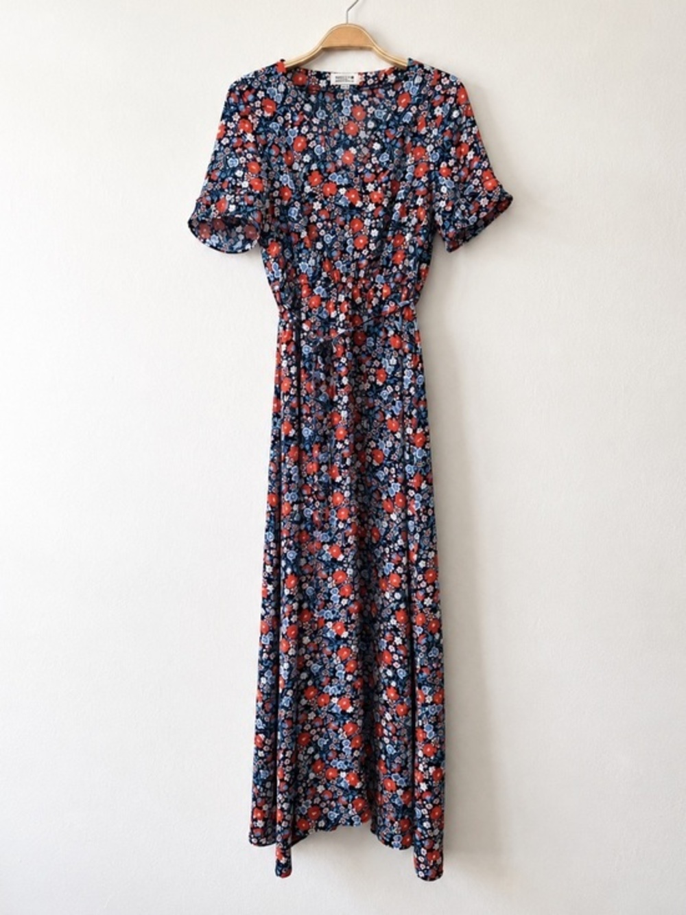 ModCloth Molly Bracken Navy Floral Maxi Dress